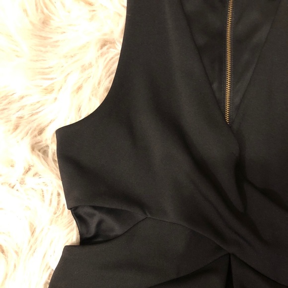 EXPRESS black cocktail cutout dress - Picture 3 of 4